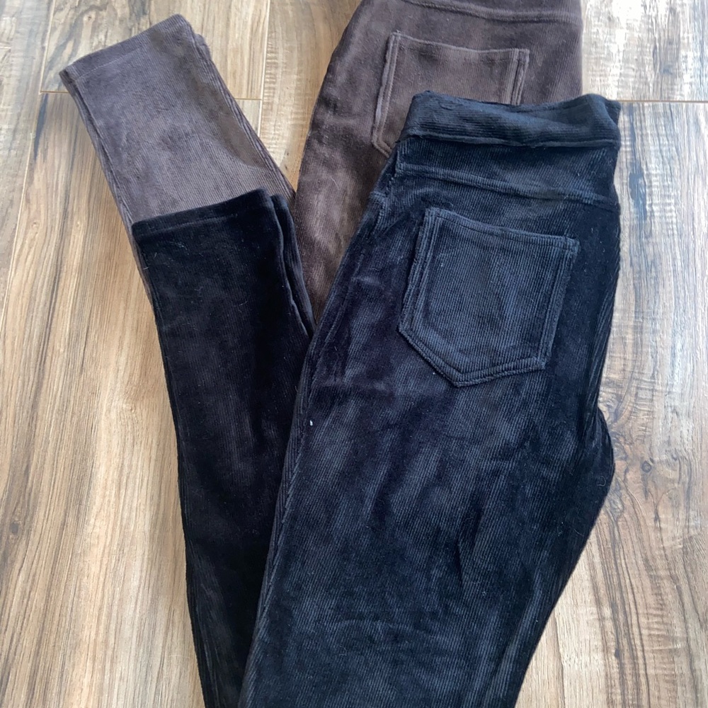 Vera wang corduroy leggings